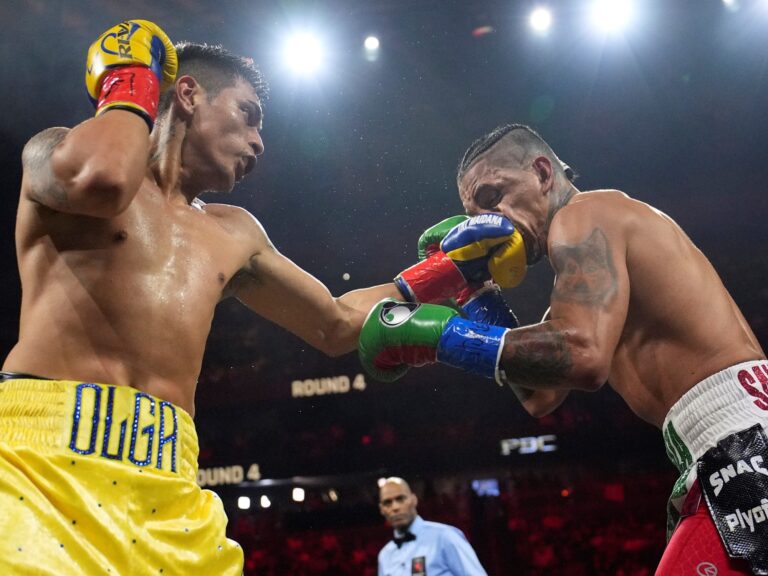 Fabián TNT Maidana resistió hasta el final ante Mario Barrios y quedó cerca de hacer historia