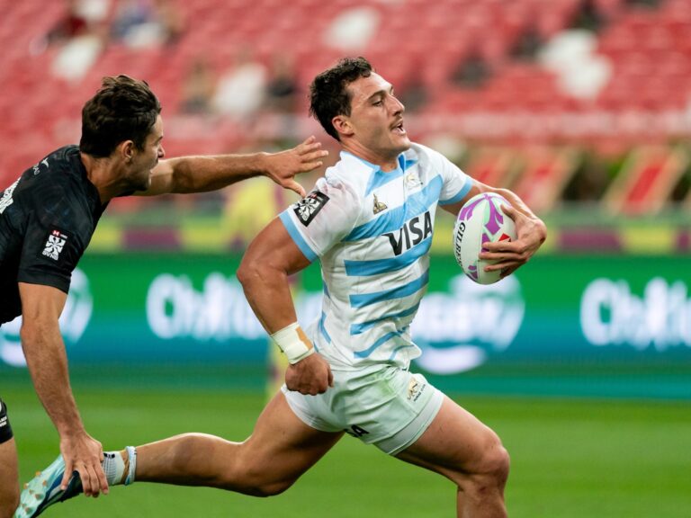 Los Pumas 7’s se sacaron la mufa ante los All Blacks con una goleada colosal y a puro lujo en el Seven de Singapur