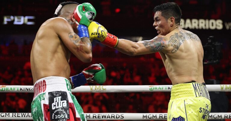 TNT Maidana salió a pelear en Las Vegas vestido de Boca :: Olé