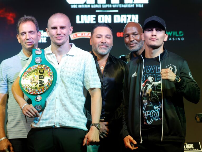 la explosiva pelea de boxeo que paraliza Las Vegas, con una cifra de nocauts de otro planeta